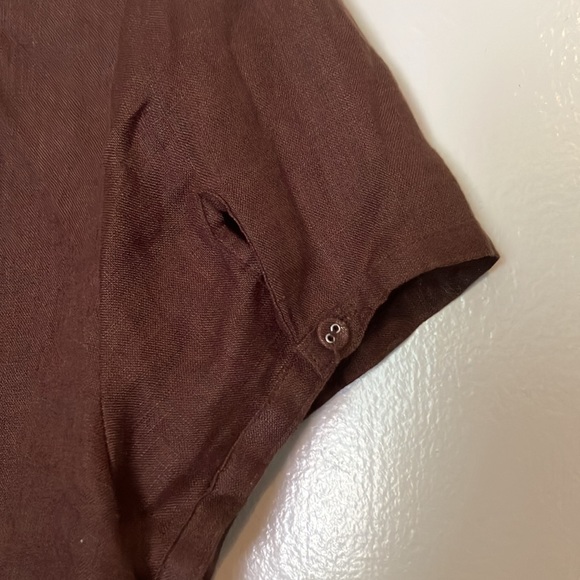 Carole Iittle 100% linen blouse size M - Picture 6 of 7